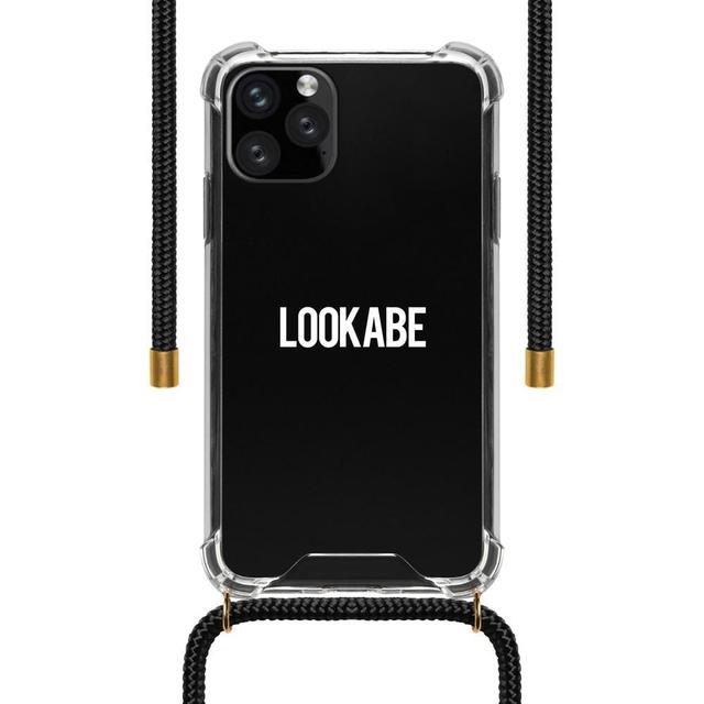 lookabe necklace clear case black cord iphone 11 pro