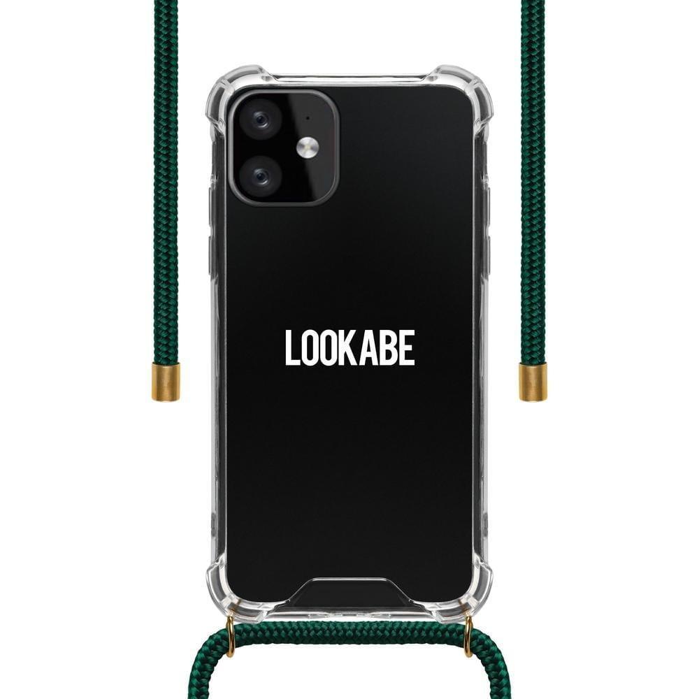 lookabe necklace clear case green cord iphone 11