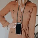 lookabe necklace clear case green cord iphone 11 pro max