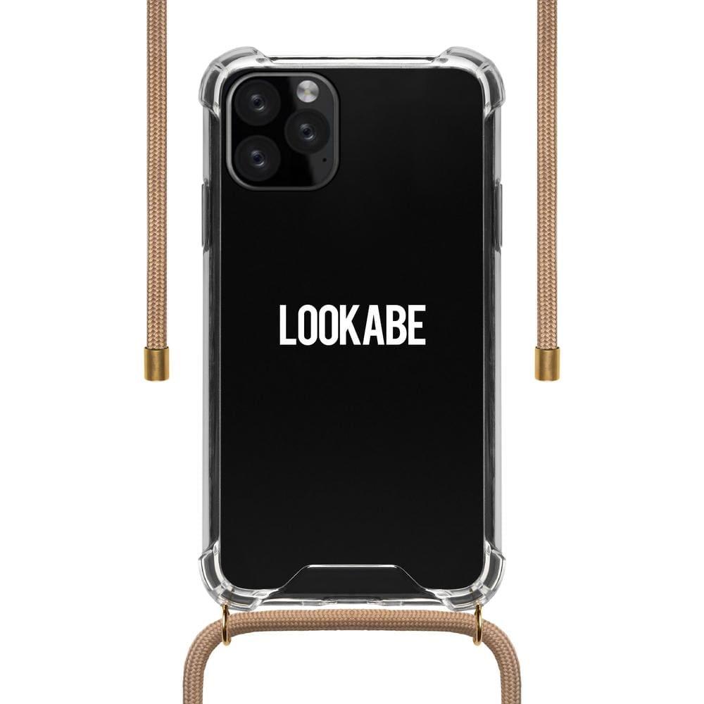 lookabe necklace clear case nude cord iphone 11 pro max