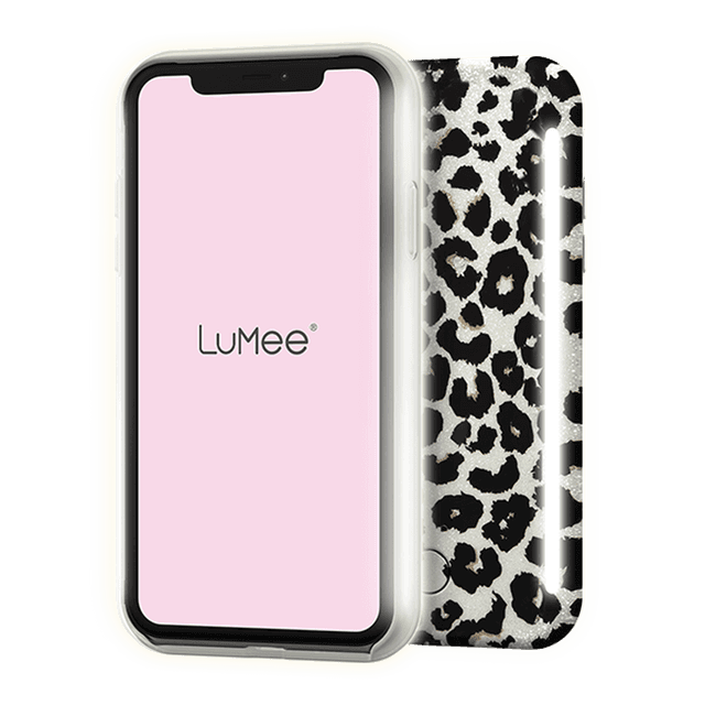 كفر موبايل مع إضاءة أمامية وخلفية Lumee - Duo Case for iPhone 11 - تايجر ذهبي
