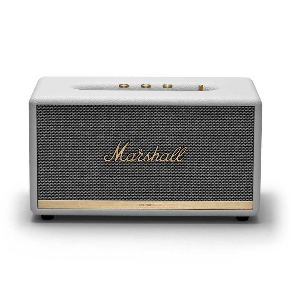 marshall stanmore ii wireless stereo speaker white