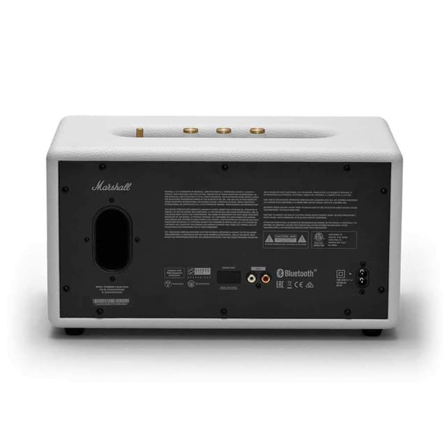 marshall stanmore ii wireless stereo speaker white