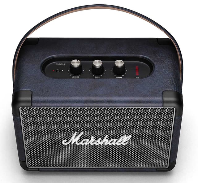 marshall kilburn ii wireless stereo speaker indigo