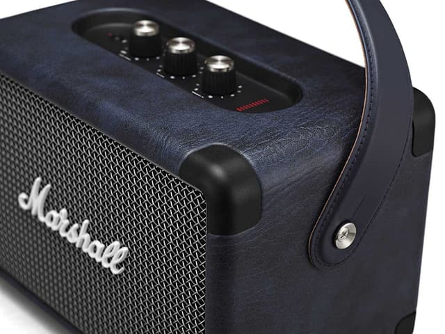 marshall kilburn ii wireless stereo speaker indigo