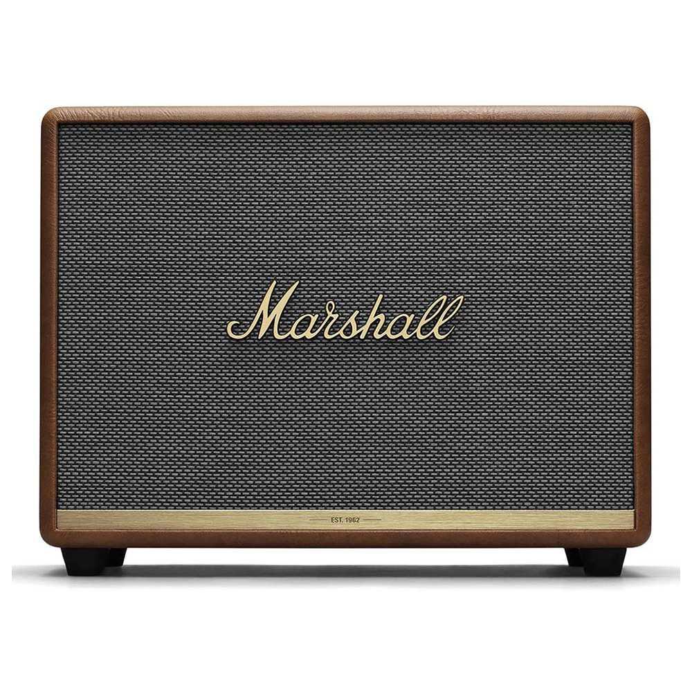 marshall woburn ii wireless stereo speaker brown