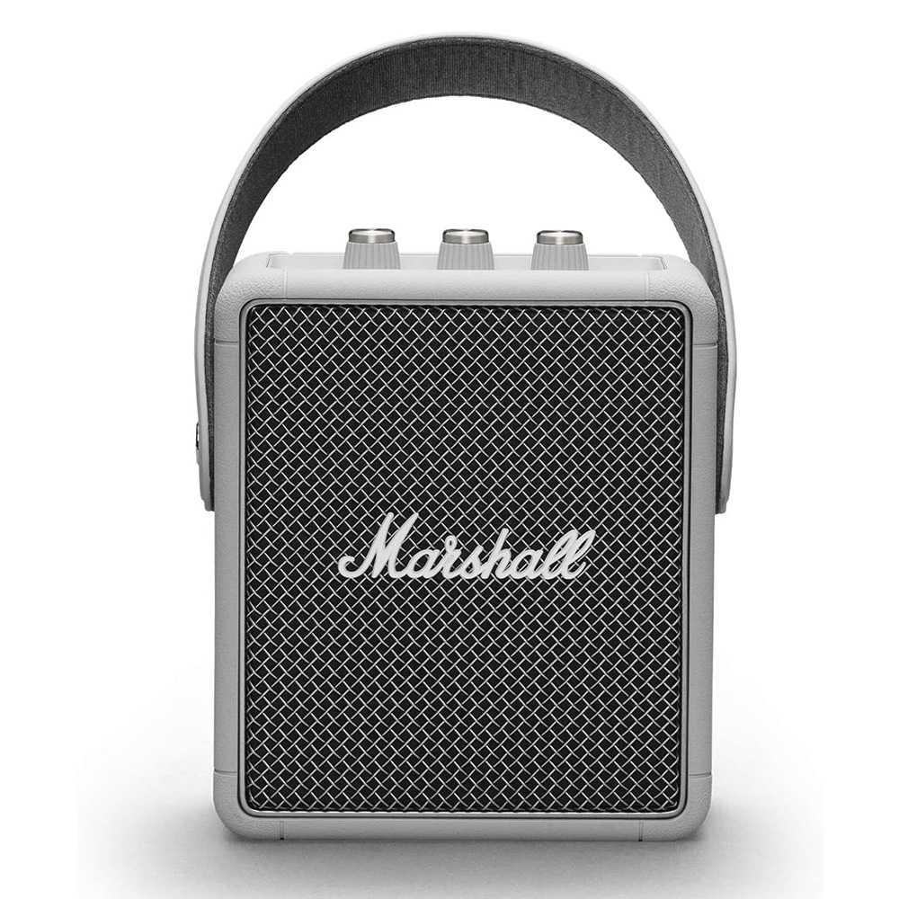 marshall stockwell 2 wireless stereo speaker gray