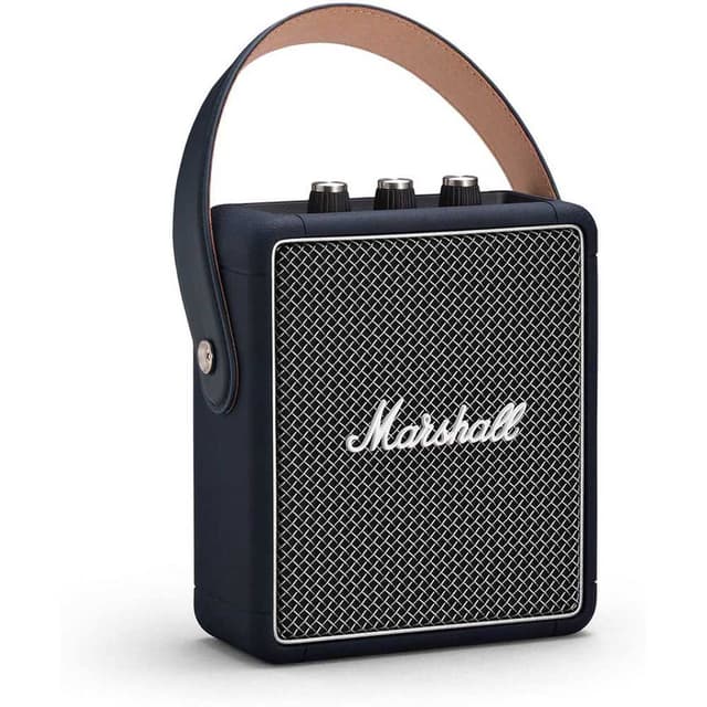 marshall stockwell 2 wireless stereo speaker indigo