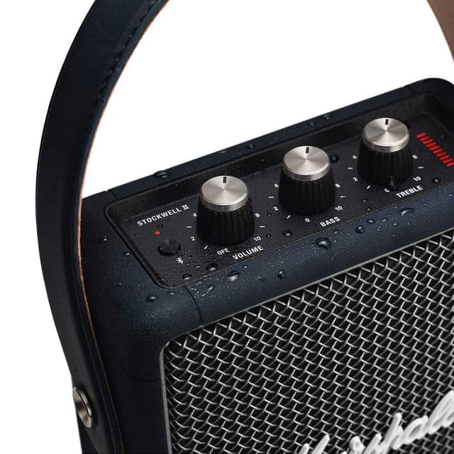 marshall stockwell 2 wireless stereo speaker indigo