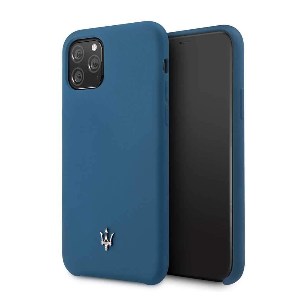 maserati silicone case for iphone 11 pro max navy