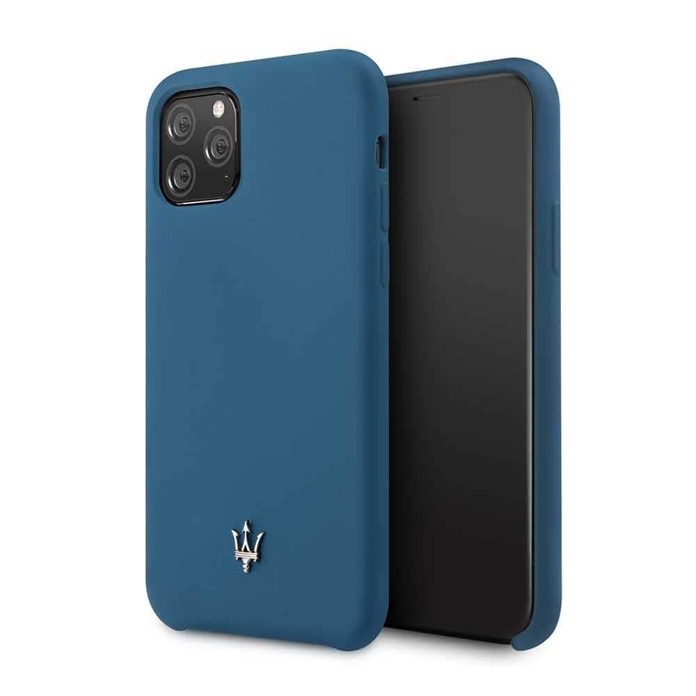 maserati silicone case for iphone 11 pro navy