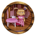 لعبة بيت ماشا القابل للطي  من طابقين SIMBA - Masha House, 2 Floors