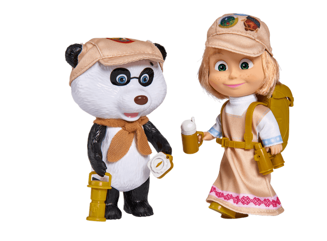 لعبة دمية ماشا والباندا SIMBA - Masha Scout