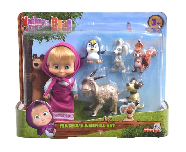 MASHA &amp; THE BEAR masha and her animal friends