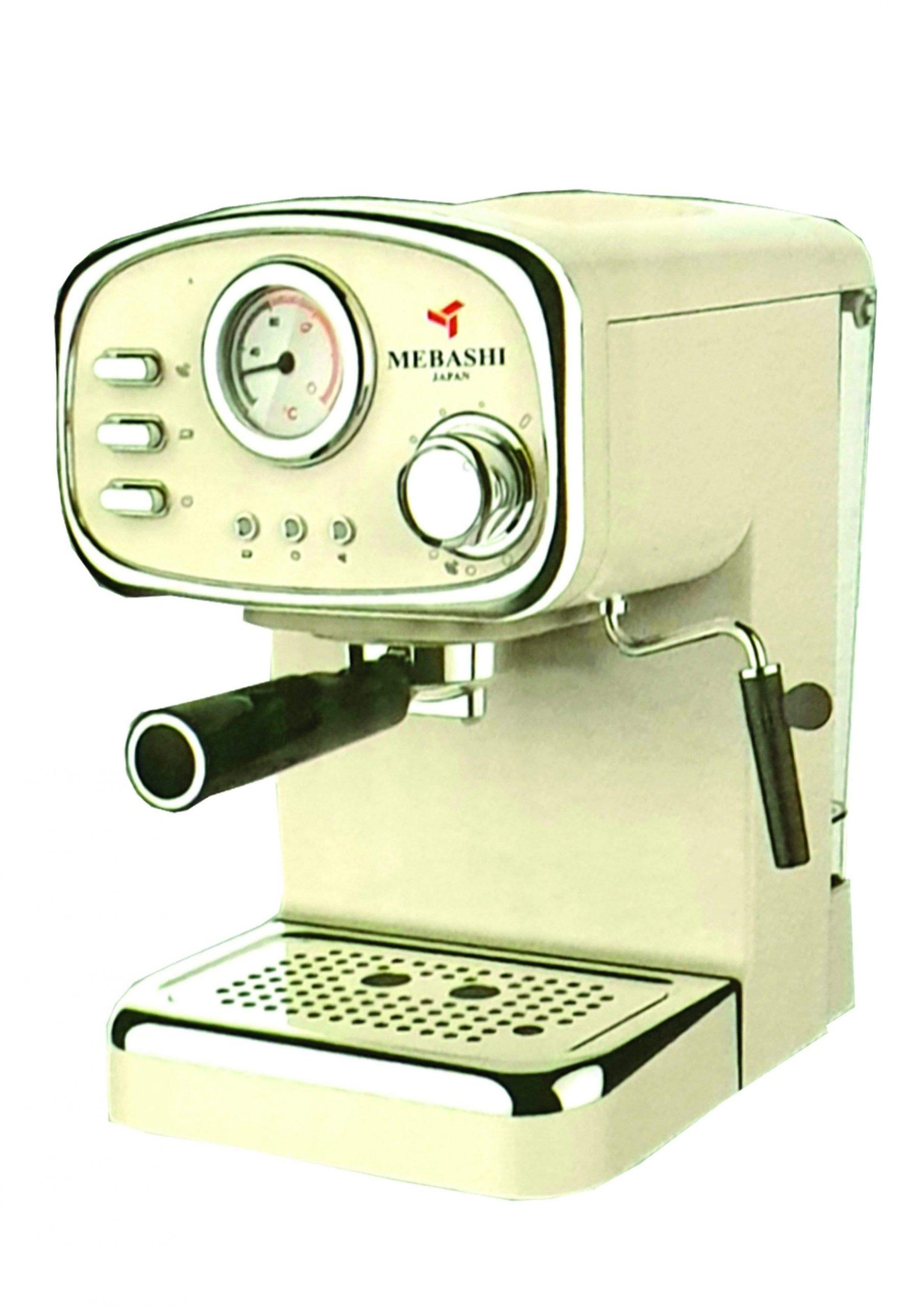 mebashi espresso coffee machine me ecm2010 white