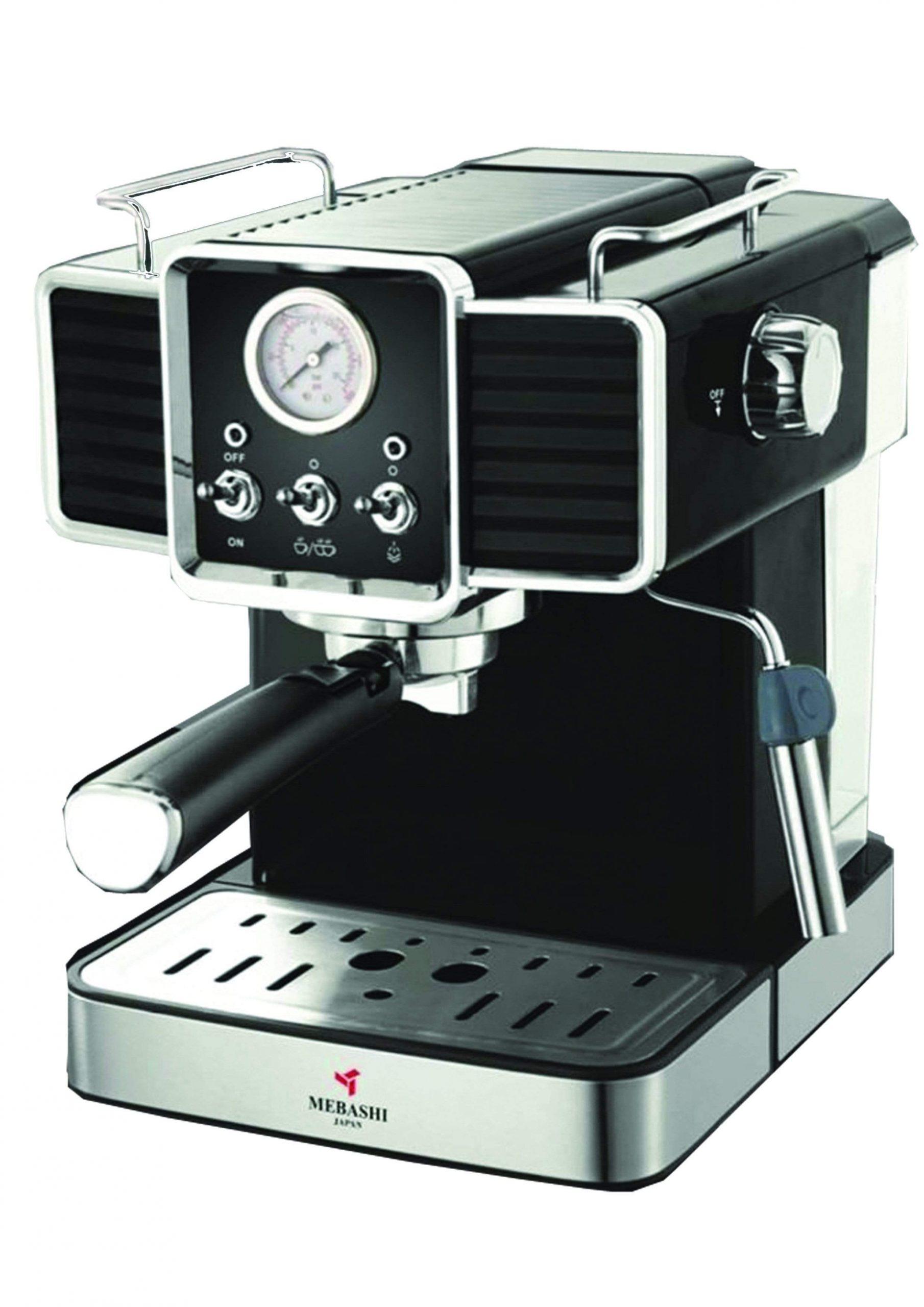 mebashi espresso coffee machine me ecm2020 black