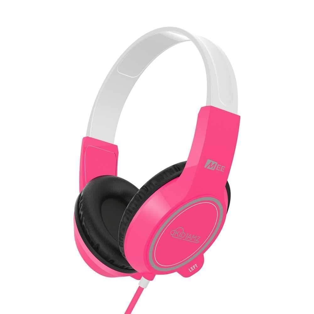 mee audio kidjamz 3 child safe headphones for kids with volume limiting technology pink