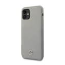 Mercedes-Benz Liquid Silicone Case For Iphone 11 - Gray