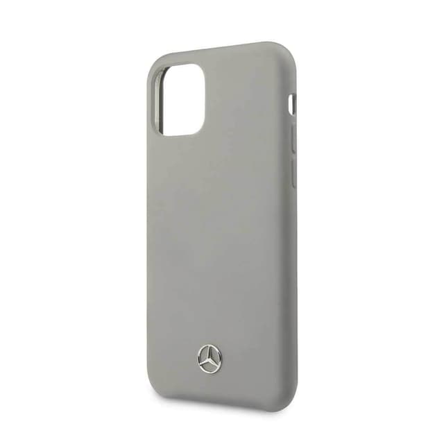 Mercedes-Benz Liquid Silicone Case For Iphone 11 - Gray