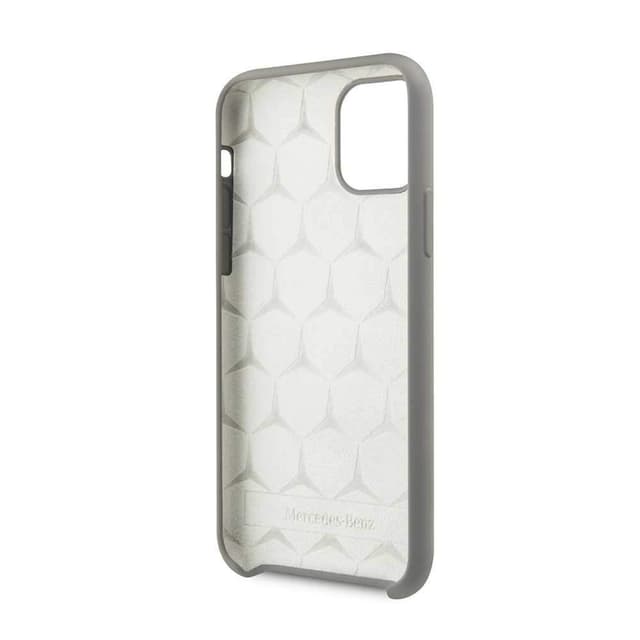 Mercedes-Benz Liquid Silicone Case For Iphone 11 - Gray
