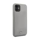 Mercedes-Benz Liquid Silicone Case For Iphone 11 - Gray