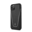 Mercedes-Benz mercedes benz quilted and smooth leather case for iphone 11 pro black