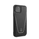 Mercedes-Benz mercedes benz quilted and smooth leather case for iphone 11 pro black