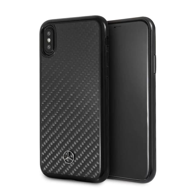 Mercedes-Benz mercedes benz real carbon fiber hard case for iphone x black