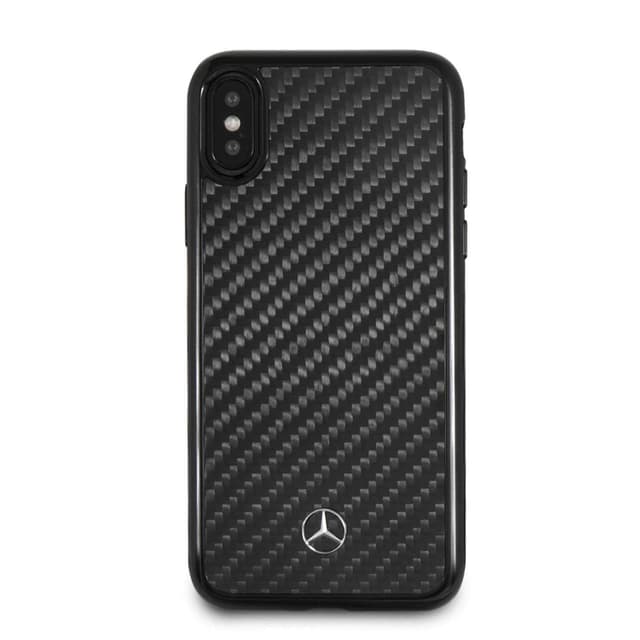 Mercedes-Benz mercedes benz real carbon fiber hard case for iphone x black