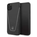 Mercedes-Benz mercedes quilted smooth leather for iphone 11 pro max black