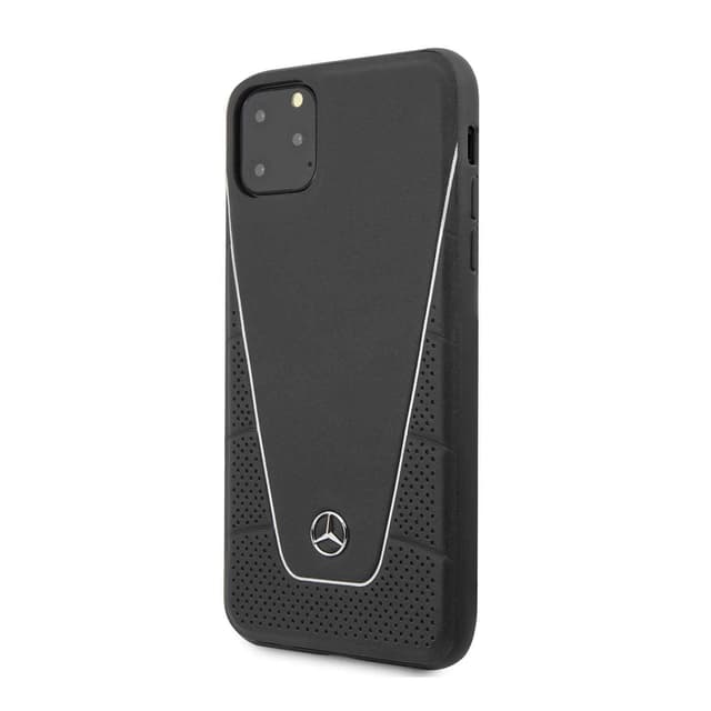 Mercedes-Benz mercedes quilted smooth leather for iphone 11 pro max black