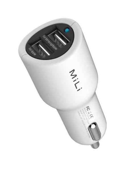 Mili Smart 4.8 W/ Lightning Cable - White