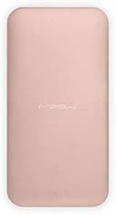 باور بنك شاحن متنقل 10000 مللي أمبير وصلة لايتينغ مدمجة وردي ميبوو MIPOW POWER CUBE 10,000 PD FAST CHARGING - PINK