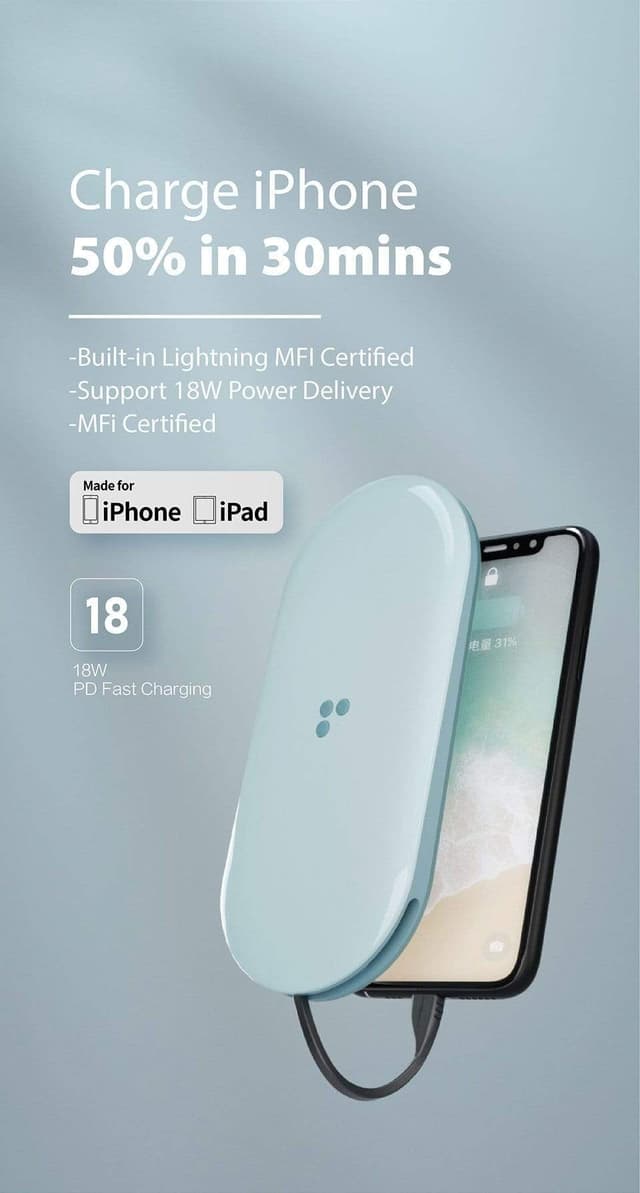 mipow power cube x3 10 000 blue