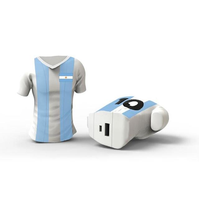 Moji Power mojipower external battery portable charger 2600 mah power bank world cup edition argentina - SW1hZ2U6MzQ5NjE=