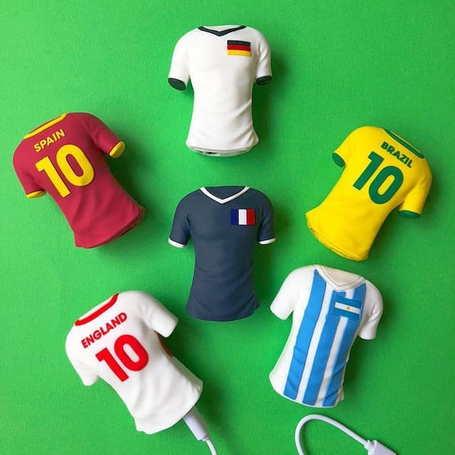باور بانك نسخة كأس العالم 2600mAh ألمانيا External Battery Portable Charger Power Bank WORLD CUP EDITION - MOJIPOWER