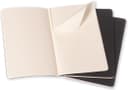 3 دفاتر ملاحظة غير مسطرة Moleskine - Set 3 Notebooks - 80 صفحة / أسود