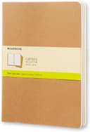 3 دفاتر ملاحظة غير مسطرة Moleskine - Set 3 Notebooks - 120 صفحة / بني