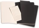 3 دفاتر ملاحظة مسطرة Moleskine - Set 3 Notebooks - 80 صفحة / أسود