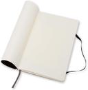 دفتر ملاحظات غير مسطر Moleskine - Classic Plain Paper Notebook - Soft Cover - A5 - 192 صفحة / أسود