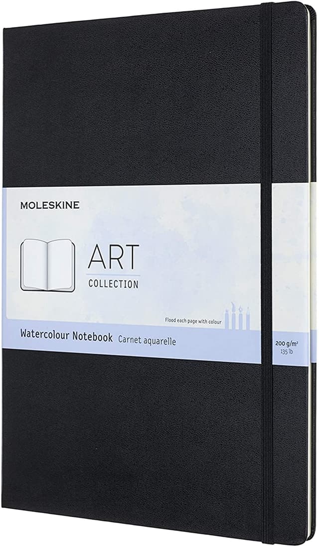 دفتر رسم Moleskine - Art Collection Watercolor Notebook - 60 صفحة / أسود