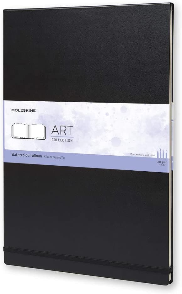 دفتر رسم Moleskine - Art Collection Watercolor Notebook - 60 صفحة / أسود