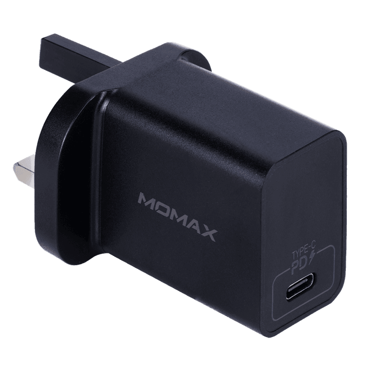 مقبس 1-PORT TYPE-C CHARGER MOMAX - أسود