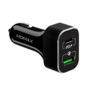 شاحن DUAL-PORT USB WITH TYPE-C PD+QC3.0 FAST CAR CHARGER 63W - موماكس
