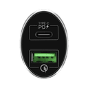 شاحن DUAL-PORT USB WITH TYPE-C PD+QC3.0 FAST CAR CHARGER 36W - موماكس