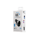 شاحن DUAL-PORT USB WITH TYPE-C PD+QC3.0 FAST CAR CHARGER 36W - موماكس