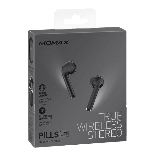 Order momax pills lite true wireless bluetooth earbuds black Now