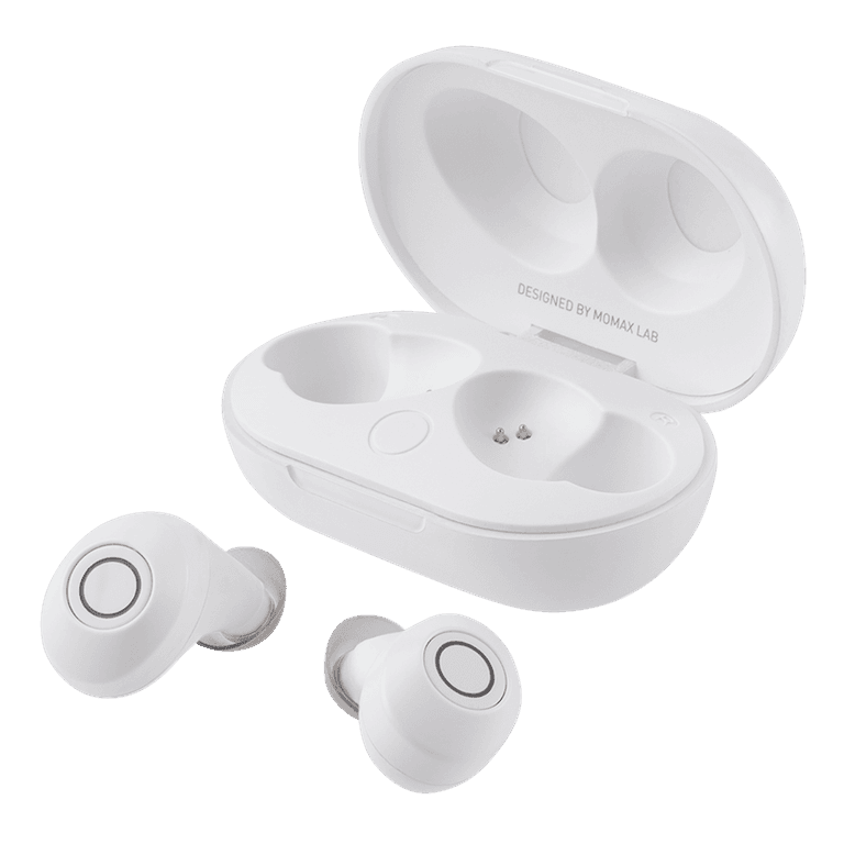 momax pills true wireless bluetooth earbuds white