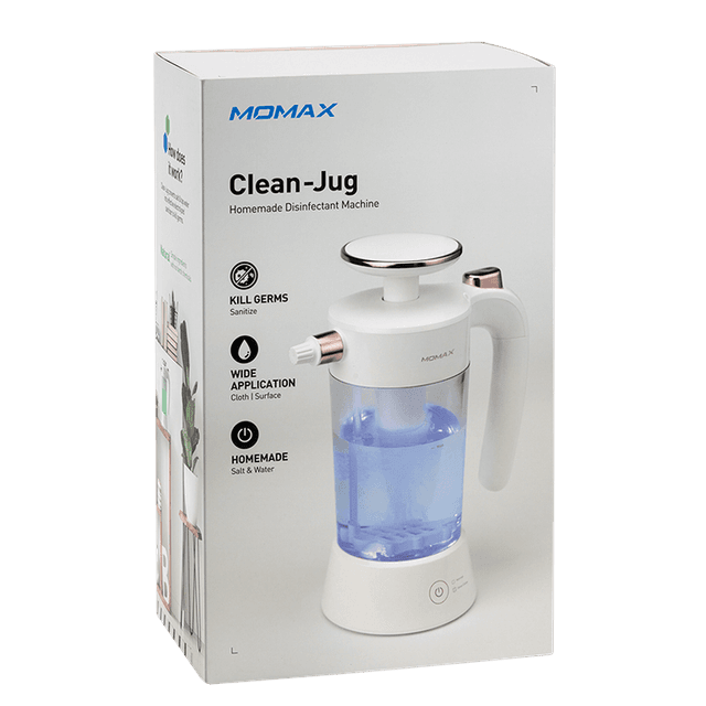 مطهر منزلي CLEAR JUG HOMEMADE DISINFECTANT MACHINE MOMAX - أبيض