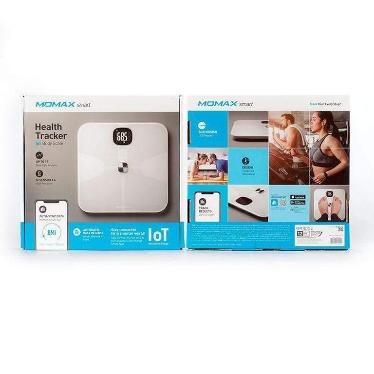 momax smart iot body scale white